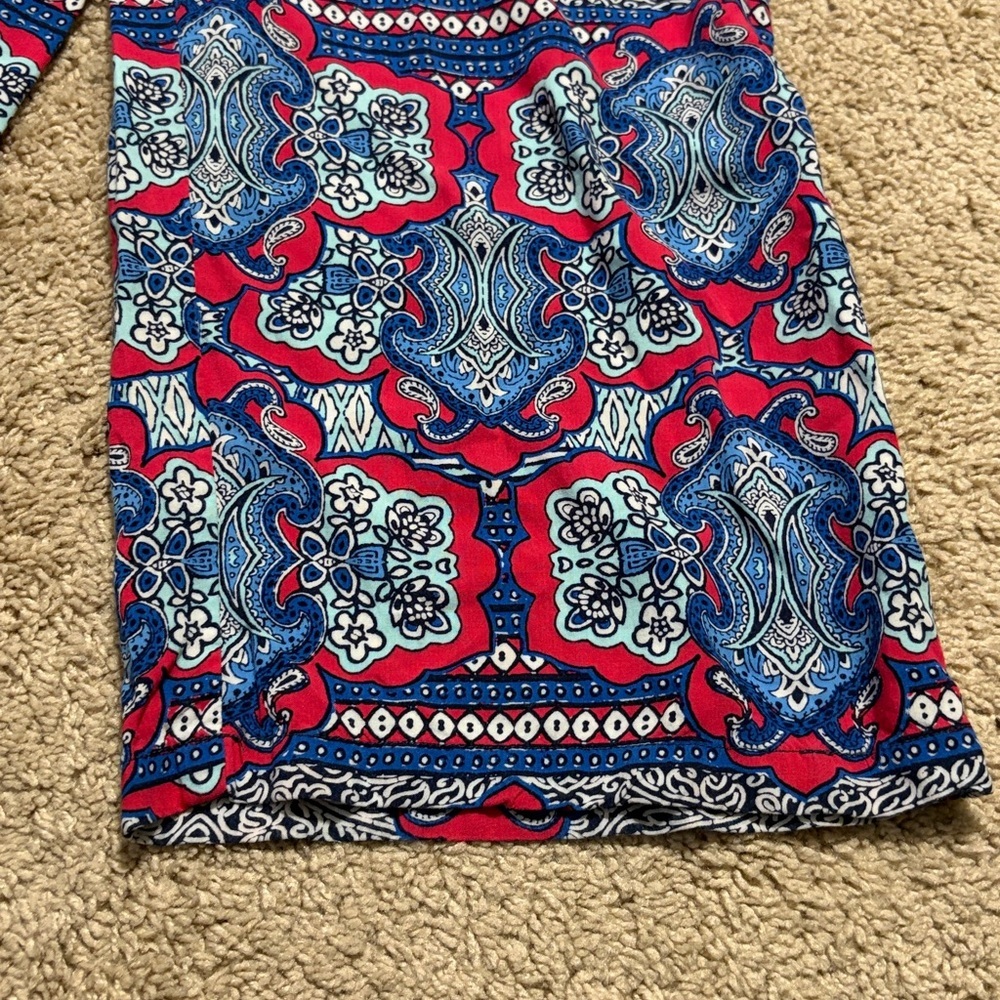 Tommy Bahama Paisley Cropped Summer Jumpsuit XS Wide Leg - Picture 3 of 6